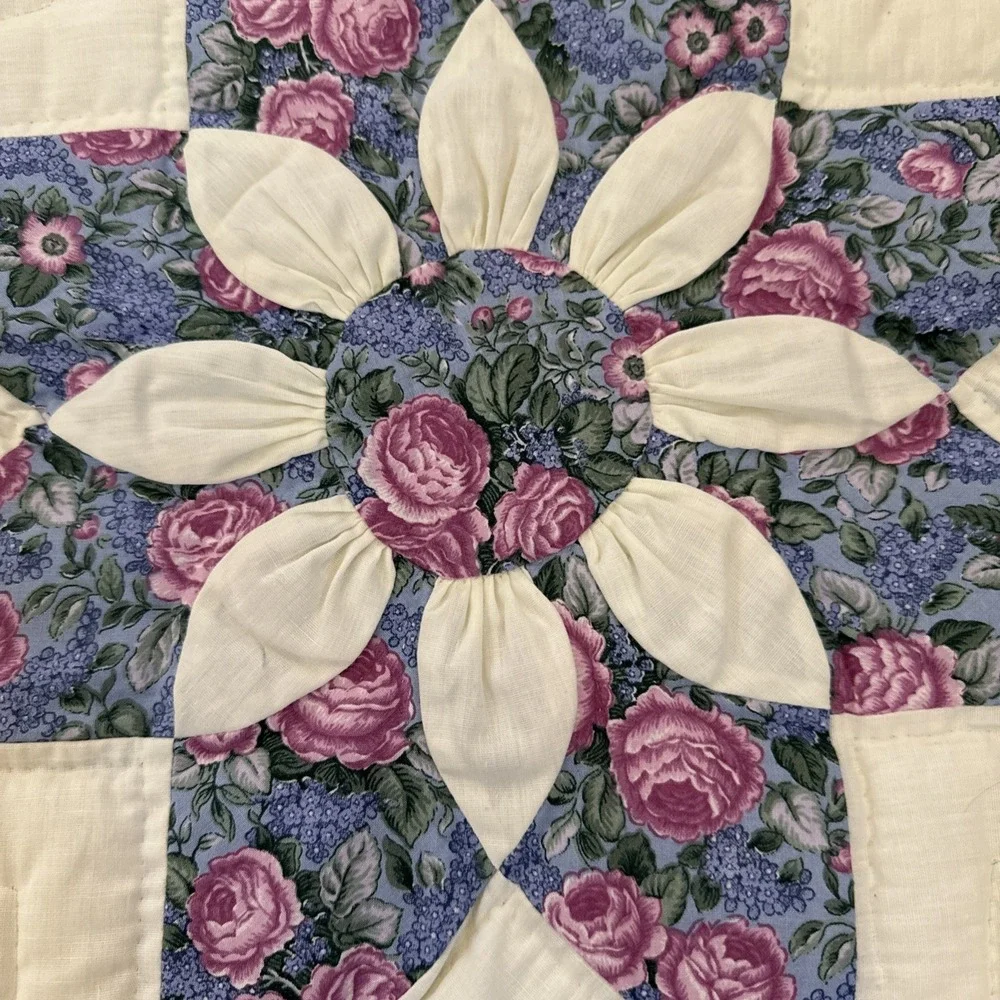 Handmade AMISH QUILT WALL HANGING Lancaster, PA 19